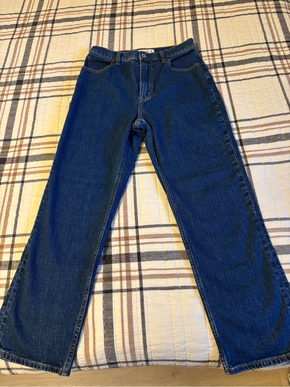A&F The Ankle Straight Ultra High Rise Jeans Sz 26 (Curve Love)